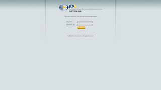 
                            3. BPO International Client Services Login Page