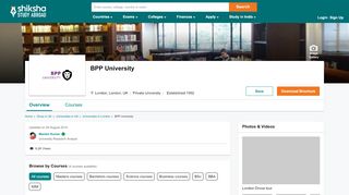 
                            6. BPP University - Ranking, Courses, Fees, Entry criteria ...