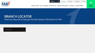
                            8. Branch Locator | First Abu Dhabi Bank, UAE