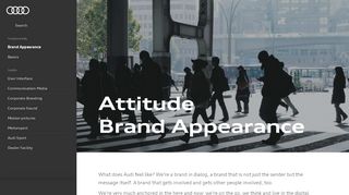 
                            5. Brand Appearance - Audi.com