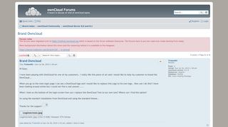 
                            7. Brand Owncloud - ownCloud Forums