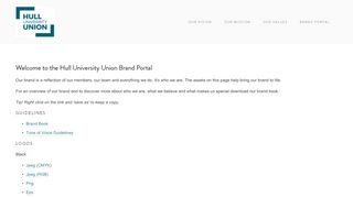 
                            7. Brand Portal — Hull University Union