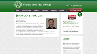 
                            7. Brandan Stark, D.O. | Argyll Medical Group