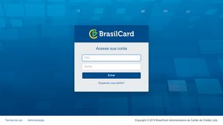 
                            7. BrasilCard | Área do lojista