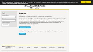 
                            4. Braunschweiger Zeitung - E-Paper