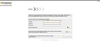 
                            9. BravoSolution Login Page