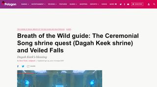 
                            8. Breath of the Wild guide: The Ceremonial Song shrine quest ...