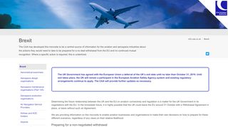 
                            7. Brexit | Civil Aviation Authority - info.caa.co.uk