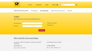 
                            4. Brief | Sendungsstatus - Deutsche Post