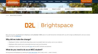 
                            9. Brightspace Students | McLennan Community College