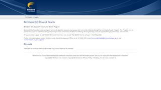 
                            7. Brimbank City Council Grants: Home Page