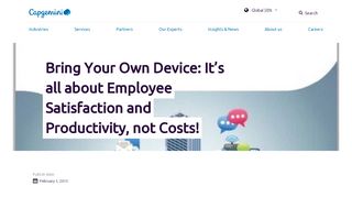 
                            2. Bring Your Own Device: It's all about Employee ... - Capgemini