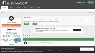 
                            5. BRISKODA - The SKODA Forums for Owners and Fans