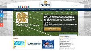 
                            2. BRITISH AMERICAN FOOTBALL LEAGUE OFFICIAL SITE