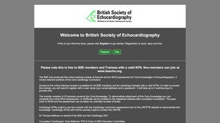 
                            9. British Society of Echocardiography