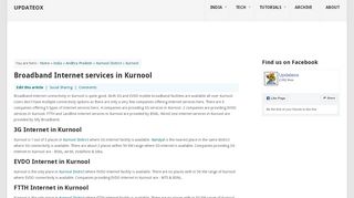 
                            6. Broadband Internet services in Kurnool - updateOX