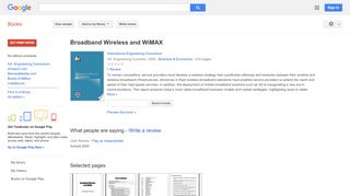 
                            8. Broadband Wireless and WiMAX