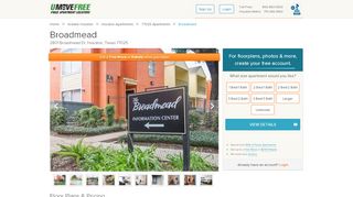 
                            3. Broadmead Apartments Houston - $877+ for 1 & 2 Bed Apts