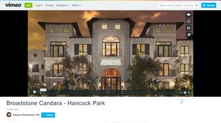 
                            5. Broadstone Candara - Hancock Park on Vimeo