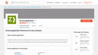 
                            6. BrokerageBuilder Reviews 2019: Details, Pricing, & Features ...