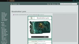 
                            4. Broodmother Lysrix - Official ARK: Survival Evolved Wiki