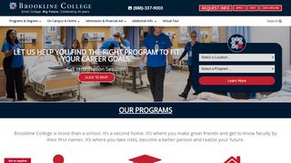 
                            4. Brookline College - Career Focused Degree and Diploma Programs