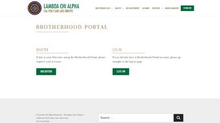 
                            2. Brotherhood Portal – Lambda Chi Alpha Fraternity – Phi Sigma Zeta ...