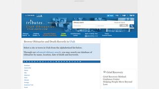 
                            10. Browse Obituaries and Death Records in Eden, Utah