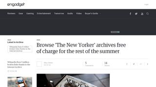 
                            7. Browse 'The New Yorker' archives free of charge for the ...