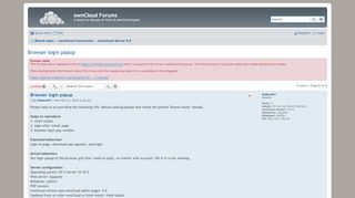
                            5. Browser login popup - ownCloud Forums