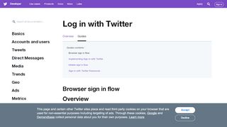 
                            8. Browser sign in flow — Twitter Developers