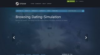 
                            6. Browsing Dating-Simulation - store.steampowered.com