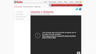 
                            2. BrSafe >> Usando o Sistema