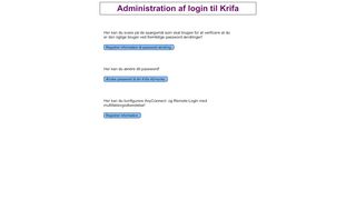 
                            3. brugercenter.krifa.dk - Administration af login til Krifa