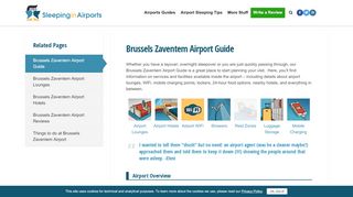 
                            5. Brussels Zaventem Airport Guide - Sleeping in Airports