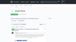 
                            5. brute-force · GitHub Topics · GitHub