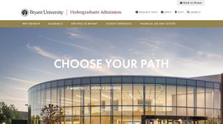 
                            10. Bryant University - Home | Undergraduate Admission