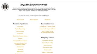 
                            1. Bryant University