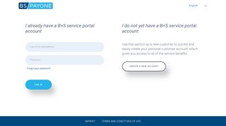 
                            3. B+S Service Portal Login