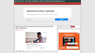 
                            5. BSF Payslip 2019 My BSF Pay Slip Online, Salary Statement ...