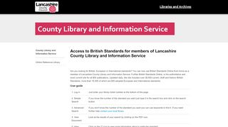 
                            6. BSI Login Page - Lancashire County Council