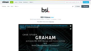 
                            5. BSI Videos on Vimeo