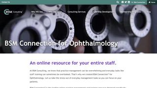 
                            4. BSM Connection for Ophthalmology | BSM Consulting