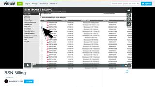 
                            5. BSN Billing on Vimeo