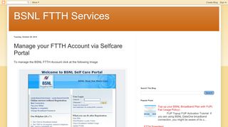 
                            9. BSNL FTTH Services: Manage your FTTH Account via Selfcare ...