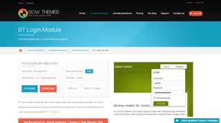 
                            7. BT Login Module - Bow Themes | Joomla Extensions