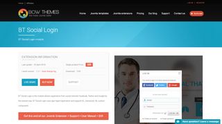 
                            8. BT Social Login - BT Social Login module - Joomla