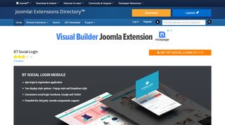 
                            1. BT Social Login, by BowThemes - Joomla Extension Directory