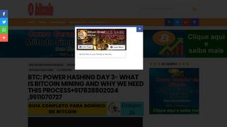 
                            8. BTC: Power Hashing Day 3- What Is Bitcoin Mining And Why ...