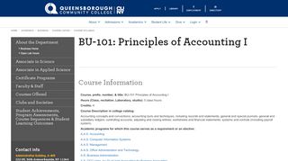 
                            5. BU-101 Principles of Accounting I - Queensborough Community College